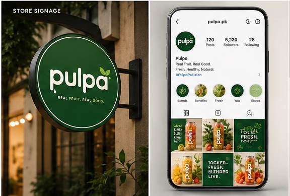 Pulpa store signage